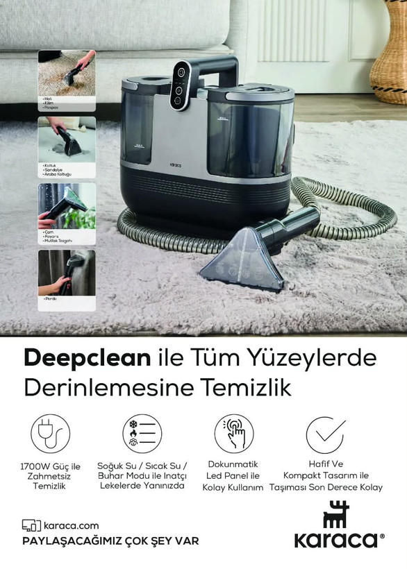 بخارشوی فرش مبل کاراجاVantuz Deepclean